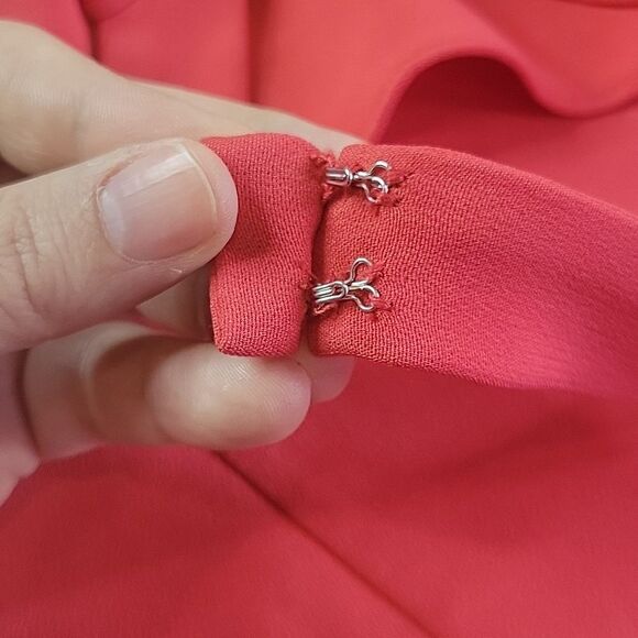 Carmen Marc Calvo Coral Halter Dress Size 18 - Picture 5 of 11